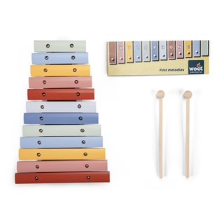 Wooden xylophone (nordic colors)